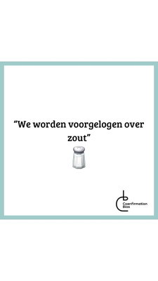 Liegt het Voedingscentrum over hoeveel zout gezond is? Nee. Dat kun je in ieder geval niet zeggen op basis van deze studie.